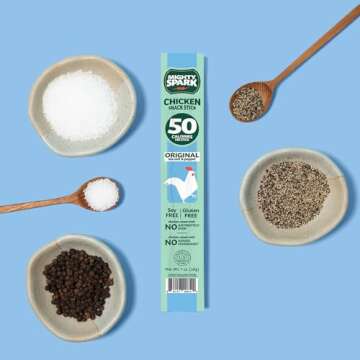 Mighty Spark Chicken Snack Sticks - High Protein & Gluten Free