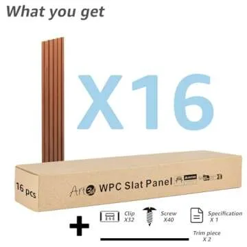 Art3d WPC Wainscoting Panels for Stylish Interior Decor