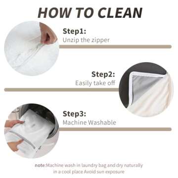 WJShome Cloud Modular Sectional Sofa with 2 Storage Ottomans,160.6" U Shaped Sofa Couch,Minimalist Wide Deep Seat Convertible CouchesSofa Covers Washable&Replaceable,White