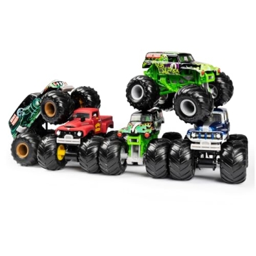 Monster Jam Grave Digger 5pc Die-Cast Retro Truck Set