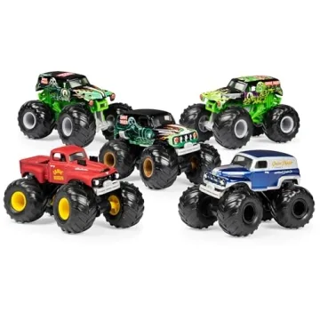 Monster Jam Grave Digger 5pc Die-Cast Retro Truck Set
