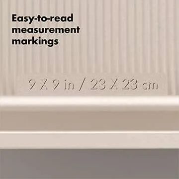 OXO Good Grips Non-Stick Pro Cake Pan Square 9 x 9 Inch, brown