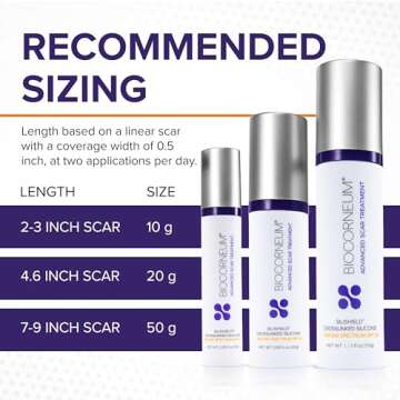 Biocorneum Advanced Scar Treatment with Silishield® & SPF 30 10g – Made in the USA, Fast-Drying, Silicone Scar Gel - Surgeon Recommended for New & Old Scars - Suitable for Children Over 6 Months