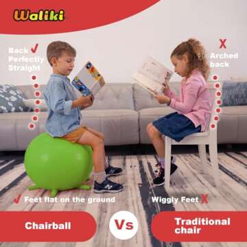 WALIKI 20" Chair Ball for Active Learning & Focus