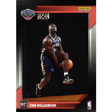 2019-20 Panini Instant Basketball #FL-ZW Zion Williamson Rookie Card New Orleans Pelicans