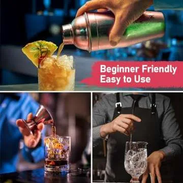 25oz Cocktail Shaker Set - Mix Like a Pro!