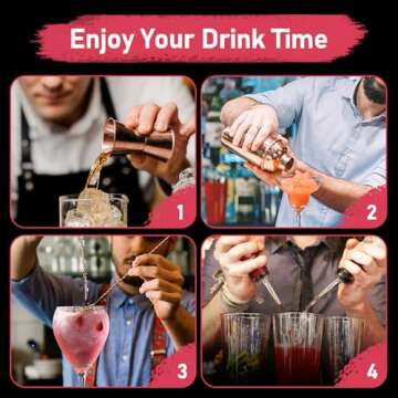 25oz Cocktail Shaker Set - Mix Like a Pro!