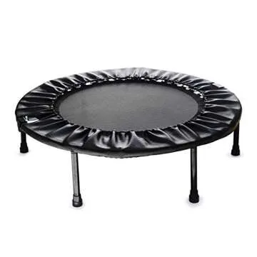 Half Fold CELLERCISER Rebounder Kit - Without BAR - Carrying Case - Workout DVD - All Steel Construction - Tri-Daptable Spring Technology - Low Impact Great for All Fitness Levels and Ages