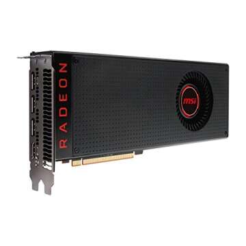 MSI Gaming Radeon RX Vega 64 2048-bit 8GB HBM2 DirectX 12 VR Ready CFX Graphics Card (RX Vega 64 8G)