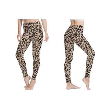 NDISTIN Space Design Yoga Pants for Women - High Waist Leggings