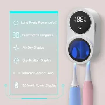 Biodzzs Smart Toothbrush Holder and Cleaner for All Ages
