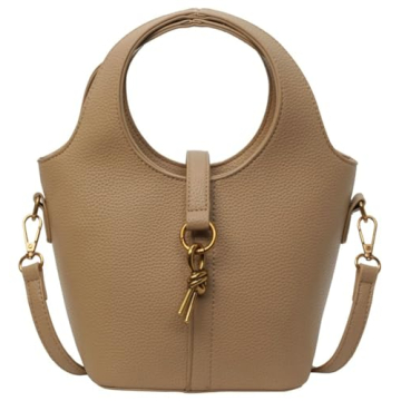 Stylish Women's PU Leather Bucket Bag - Vintage Crossbody & Shoulder Purse
