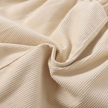 WELAKEN Girl's Stylish Corduroy Skirt in Spring Colors