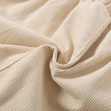 WELAKEN Girl's Stylish Corduroy Skirt in Spring Colors