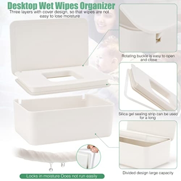 Modern Baby Wipes Dispenser – Elegant Flushable Wipe Holder
