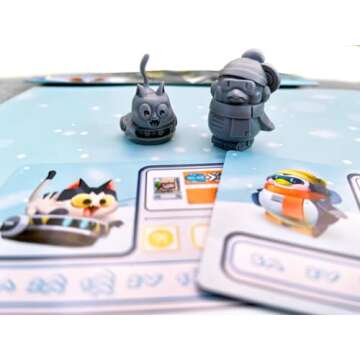 Plaid Hat Games Quirky Circuits: Penny and Gizmo's Snow Day – Cooperative Robot Programming Game for 2-4 Players, Ages 8+