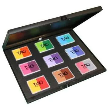 TAG Face Paint 9x50g Color Split Cake Palette - Regular (50 g)