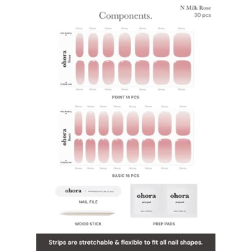 Ohora Semi Cured Gel Nail Strips - Salon Quality