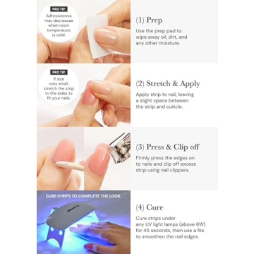 Ohora Semi Cured Gel Nail Strips - Salon Quality