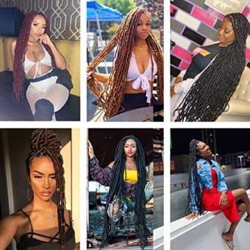 Leeven 30 Inch Soft Locs Crochet Hair for Trendy Styles