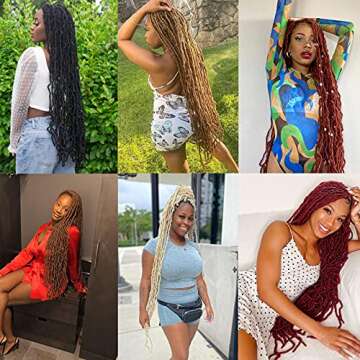 Leeven 30 Inch Soft Locs Crochet Hair for Trendy Styles