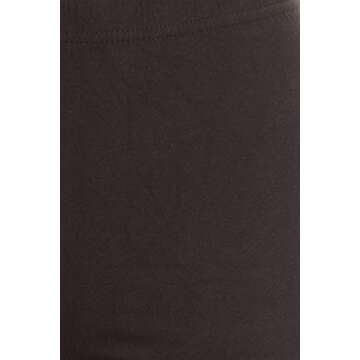 High Waisted Women’s Solid Leggings by Leggings Depot