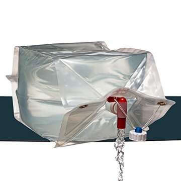 Wolverine Tuff Bottle 5 Gallon/20 Liter Collapsible Water Container with a Red Fast Flow Spout