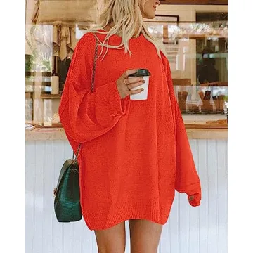 BTFBM Oversized Sweater Dress for Cozy Fall Style