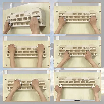TWO STONES Wooden Hangboard for Climbing Training