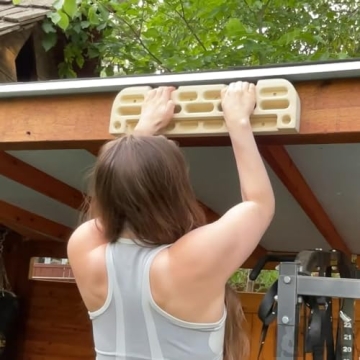 TWO STONES Wooden Hangboard for Climbing Training