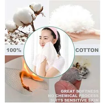 QUALIALL Compressed Washcloths Towels, Premium Disposable Wash Cloths for Travel Camping