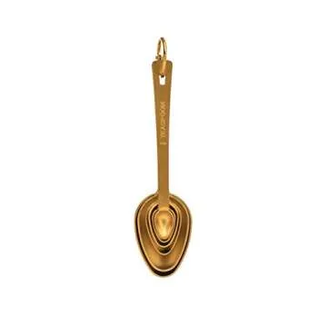 Gold Measuring Spoons Set – Elegant Kitchen Essential