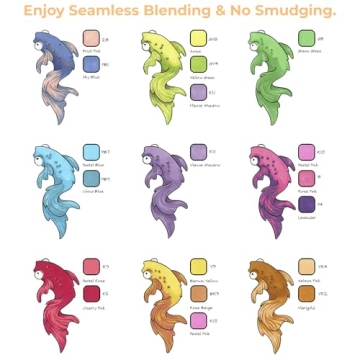 Ohuhu 48-Color Dual-Tip Brush Alcohol Markers Set