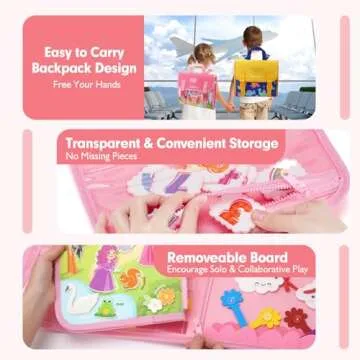 Buy 17-in-1 Montessori Busy Backpack for Kids Today