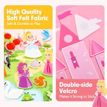 hahaland Montessori Toys for Ages 2-4, Busy Board 1-4 Year Old Girl Birthday Gift 17 in 1 Preschool Learning Activities with 12 Life Skill, Number,Shape,Dressup,Animal,Figures,Baby Girl