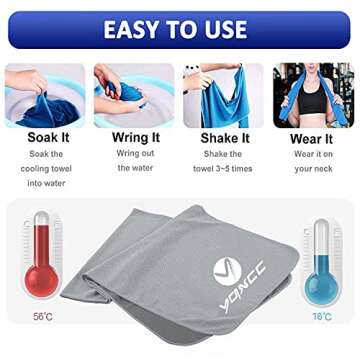 YQXCC Cooling Towels – Instant Relief for Summer Heat