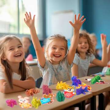 Holydeck 24 Pack Valentine's Day Gift Cards & Toys