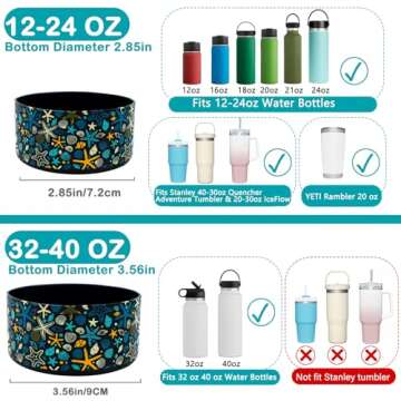 Durable Silicone Boot for Hydro Flask & Compatible Bottles