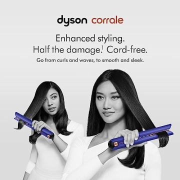 Dyson Corrale Hair Straightener Vinca Blue and Rose Gold