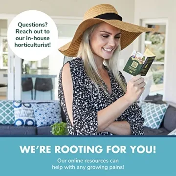 Indoor Herb Garden Seed Starter Kit - Herbal Tea Growing Kits, Grow Medicinal Herbs Indoors, Seeds for Planting, Soil, Plant Markers, Pots, Infuser, Planter Box, Gardening Gifts for Women