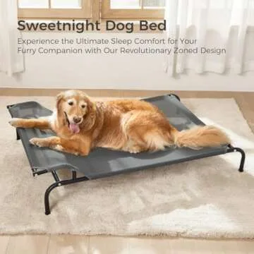 Sweetnight Elevated Dog Bed with Cool Comfort for Medium Dogs