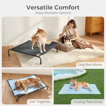 Sweetnight Elevated Dog Bed with Cool Comfort for Medium Dogs