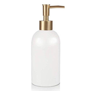 Natheeph 14OZ Ceramic Soap Pump for Kitchen & Bathroom