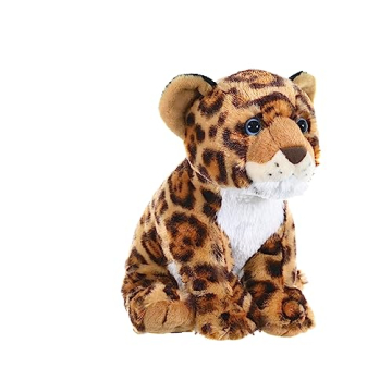 Cuddly Wild Republic Jaguar Cub Plush Toy - Perfect Gift for Kids and Animal Lovers