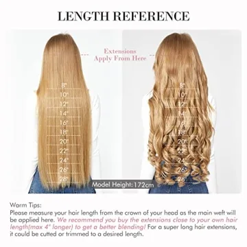 REECHO Invisible Wire Hair Extensions Adjustable Secure Fit