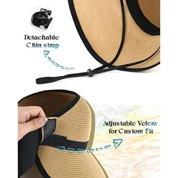 FURTALK Beach Hat Stylish UPF50+ Sun Visor for Women