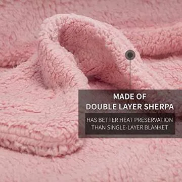FurryBaby Dog Blanket – Soft and Washable Sherpa Fleece for Cozy Comfort 32x40 Pink