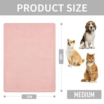 FurryBaby Dog Blanket Soft Washable Sherpa 32x40 Pink