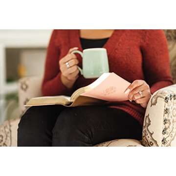 NIV, Journal the Word Bible for Women, Leathersoft, Brown/Pink, Red Letter, Comfort Print: 500+ Prompts to Encourage Journaling and Reflection