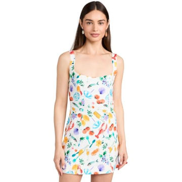 Show Me Your Mumu Steph Mini Dress Italian Picnic Linen